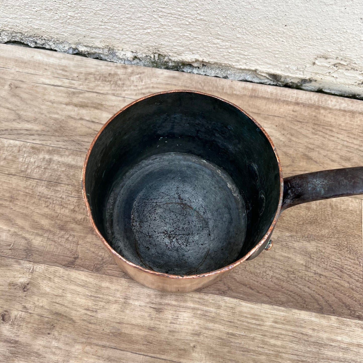 French Copper Saucepan Professional 2mm Cookware Made in France 0712226 Unbranded