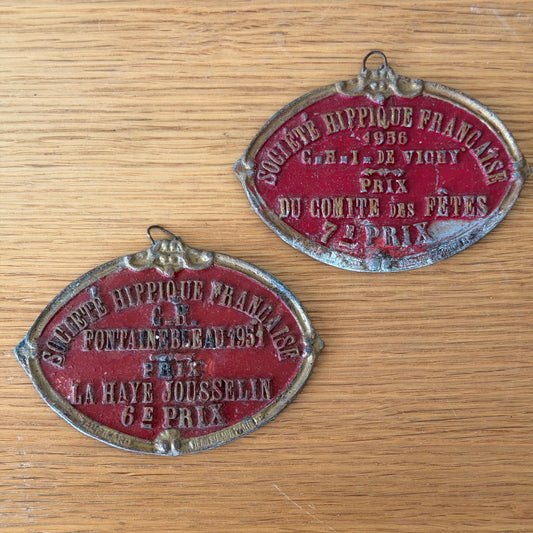 French Vintage Agricultural Award Trophy Plaques 1950s Prizes 1212253 Fleamarketfrance : French vintage and antique decor