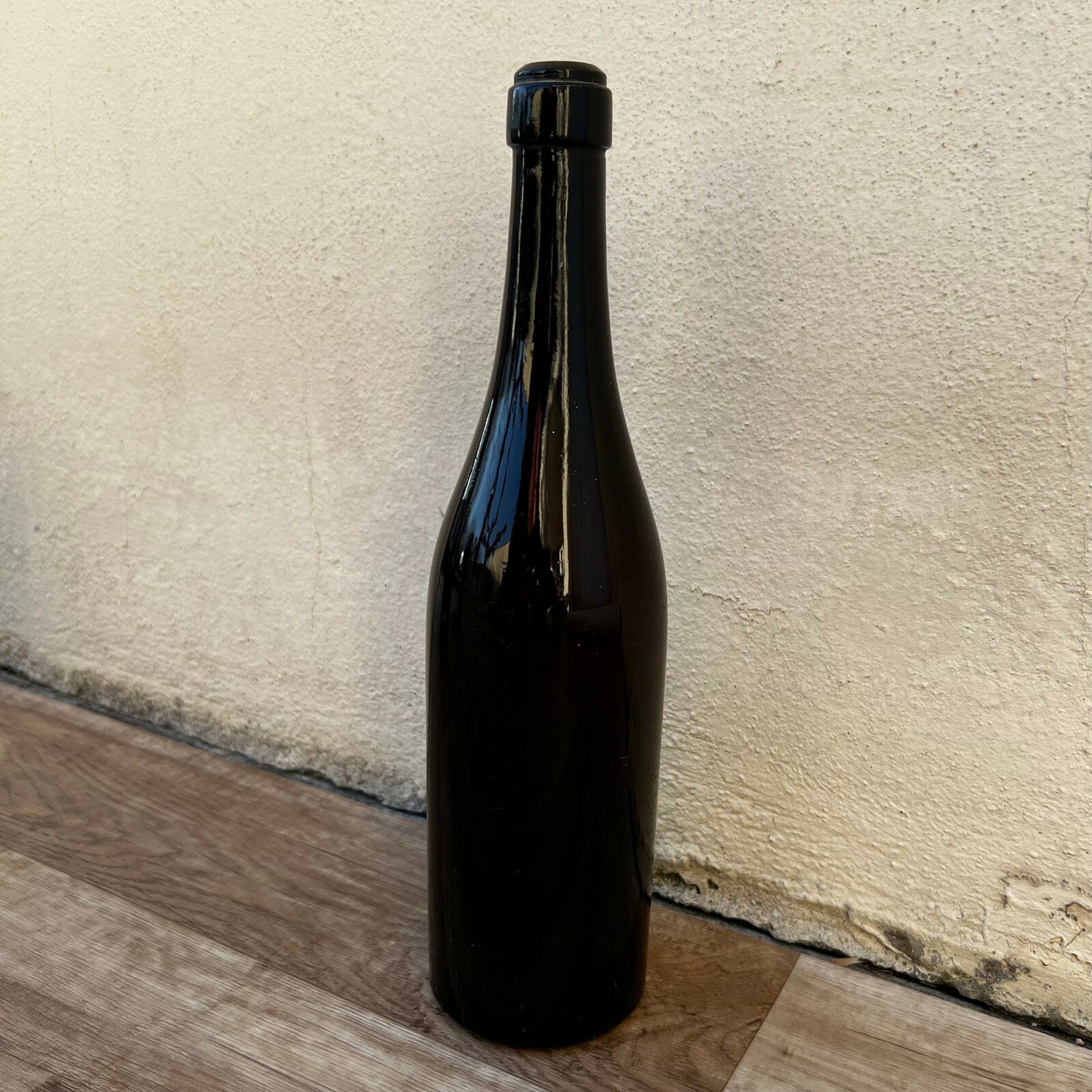 French Antique Wine Bottle Dark Green Glass c1900 34cm Tall 10022212 Fleamarketfrance