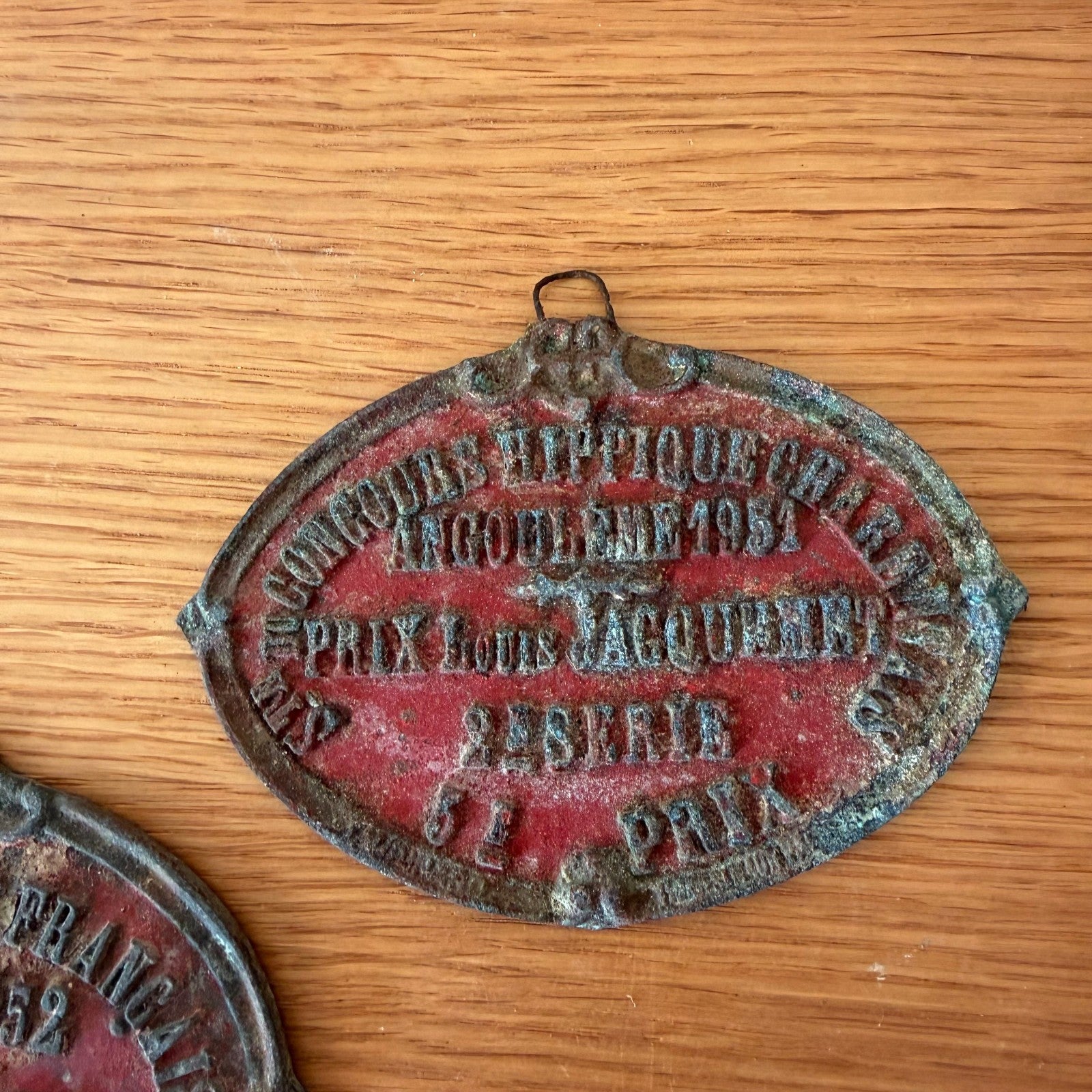 French Agricultural Medals Vintage Prize Plaques 1950s Set 5 0802262 Fleamarketfrance