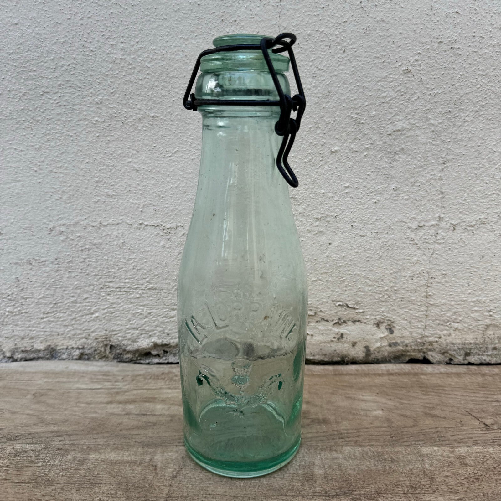 Old preserve La Lorraine jar glass stopper 11 3/4" 30062419 Fleamarketfrance