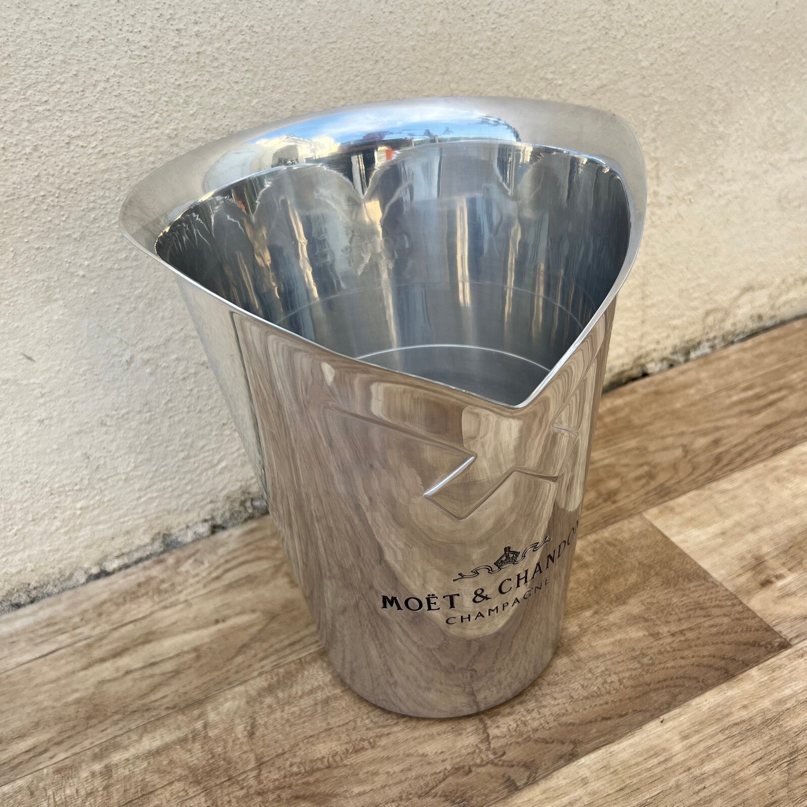 Moet Chandon Ice Bucket Vintage French Champagne Cooler Silver 1512249 Fleamarketfrance