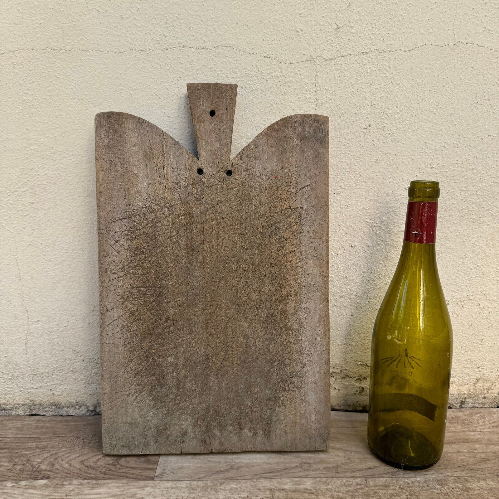 ANTIQUE VINTAGE FRENCH BREAD OR CHOPPING CUTTING BOARD WOOD 0309248 - Fleamarketfrance