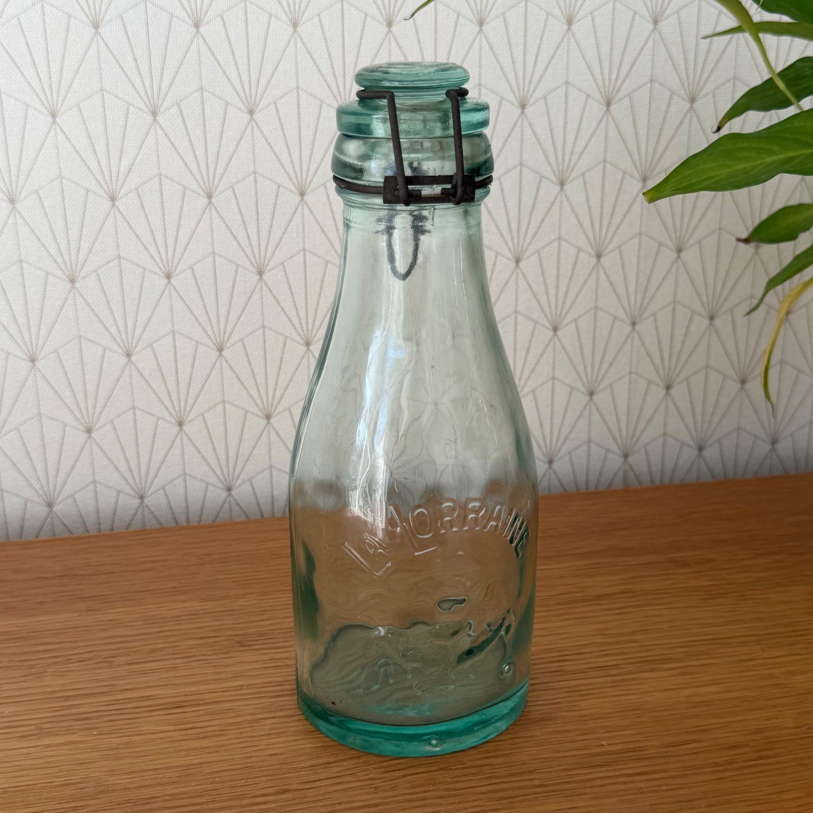 Vintage French Preserve Jar La Lorraine Glass Stopper Canning 1305269 Fleamarketfrance