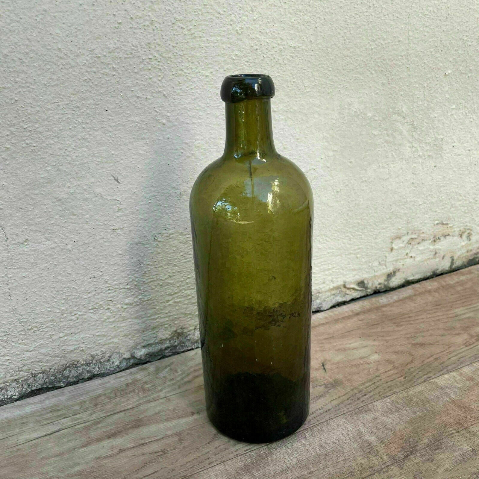 French Green Glass Bottle Vintage Wine Pastis 1920s Antique Decor 14092116 Fleamarketfrance