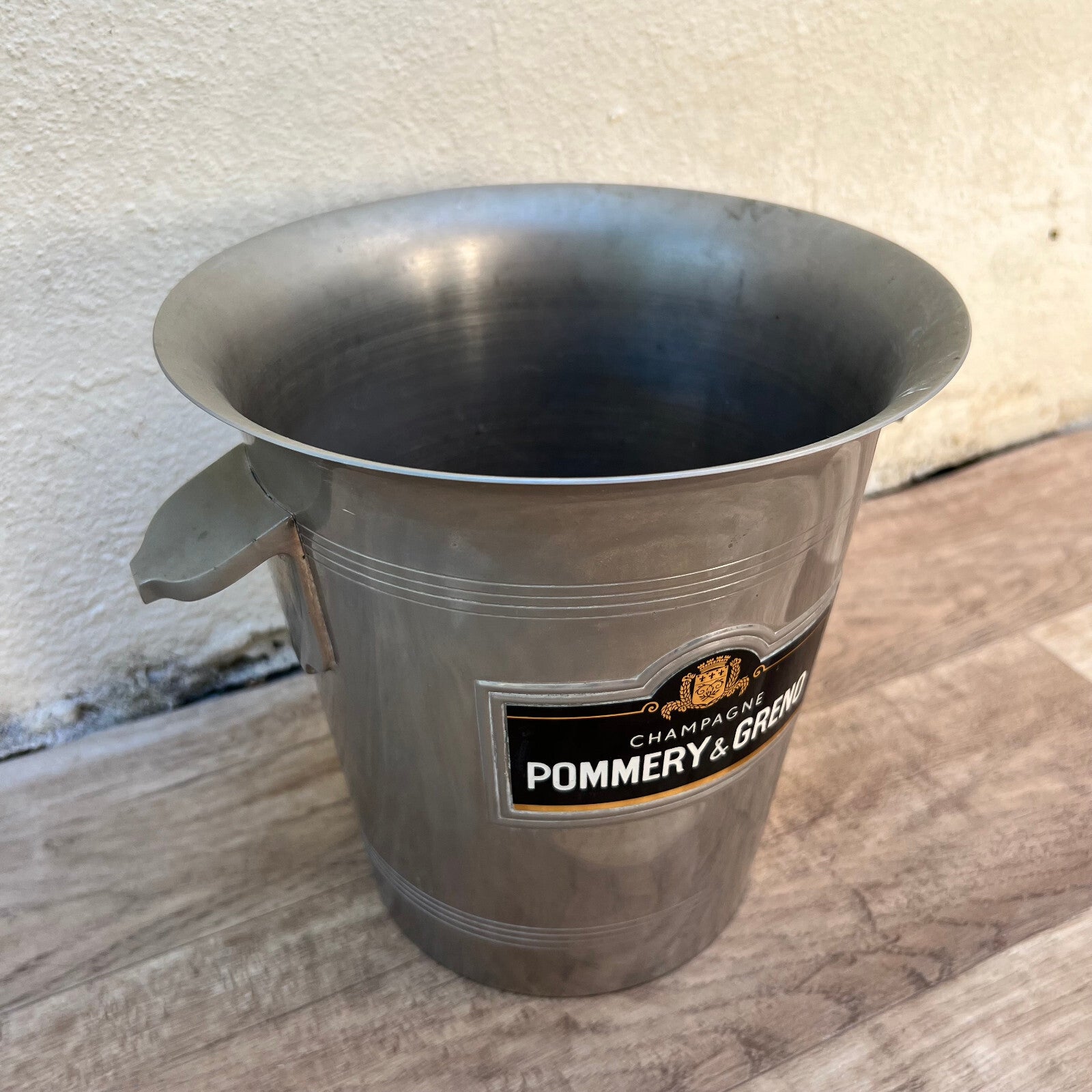 Vintage French Champagne Bucket Pommery Greno Ice Cooler Metal France 1008222 Pommery & Greno