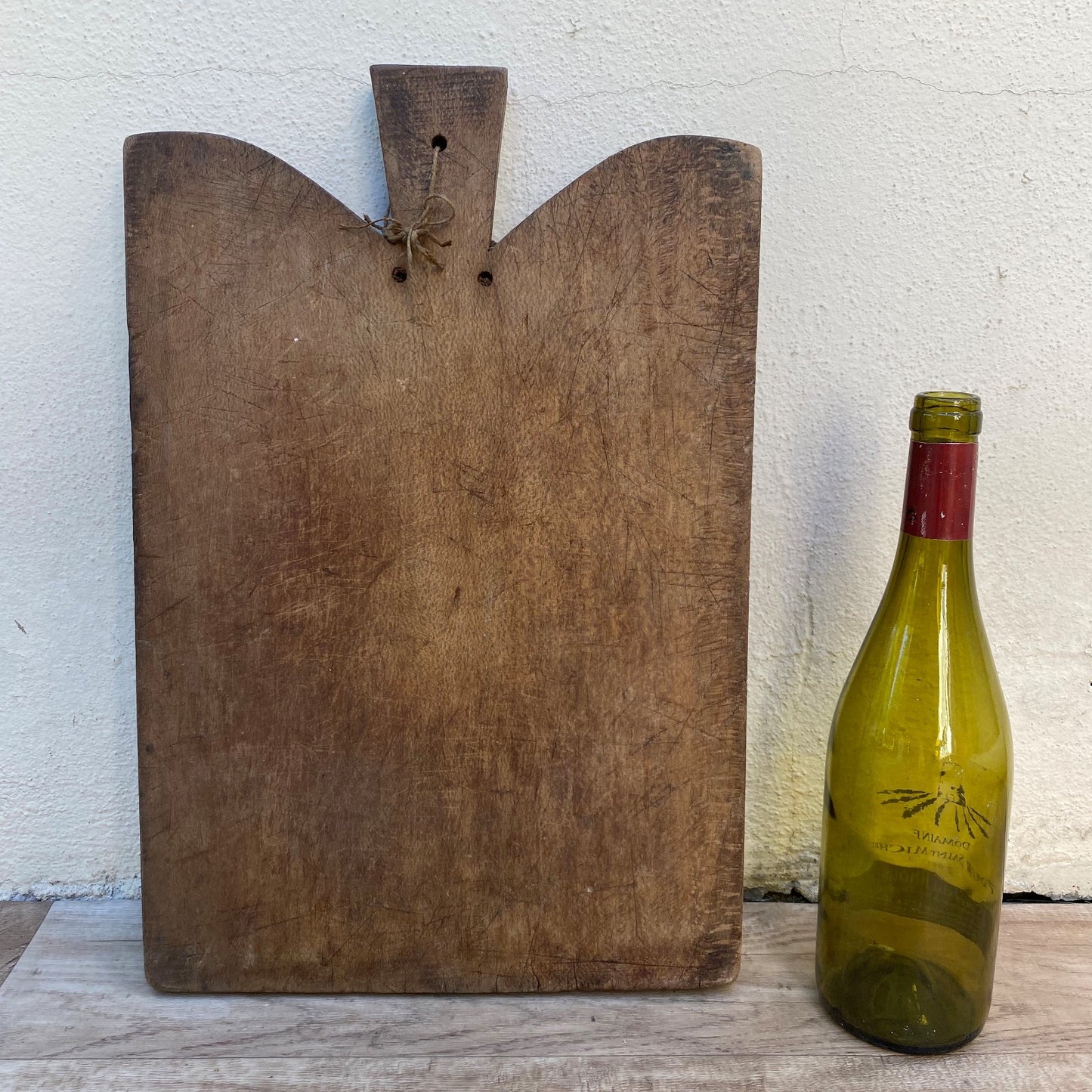 Antique French Wooden Bread Board Large Cutting Chopping Kitchen 0707267 Unbranded