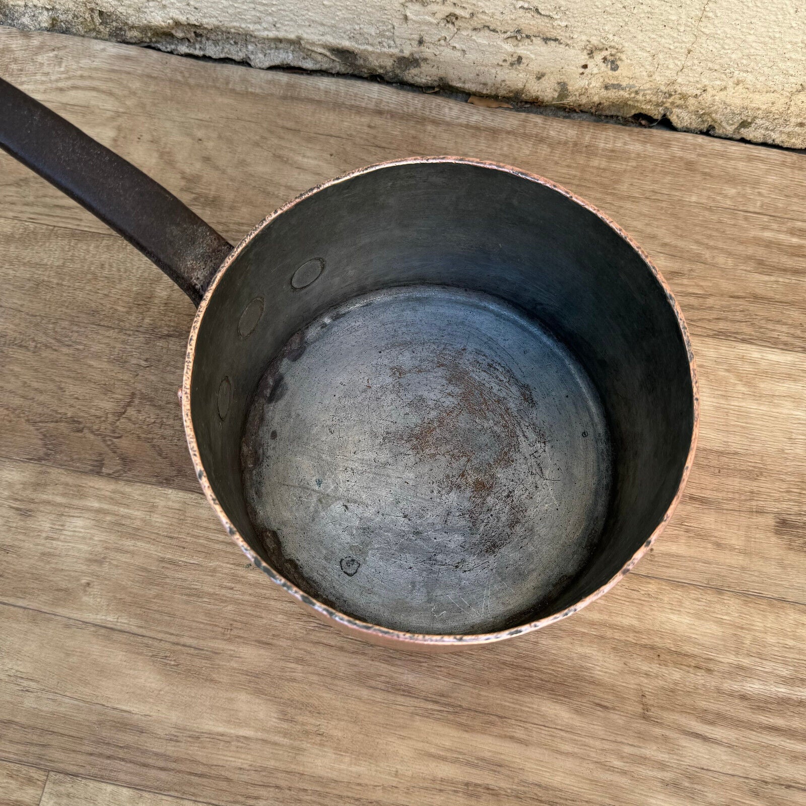 Vintage J. Jacquotot PARIS copper pan 0408249 - Fleamarketfrance