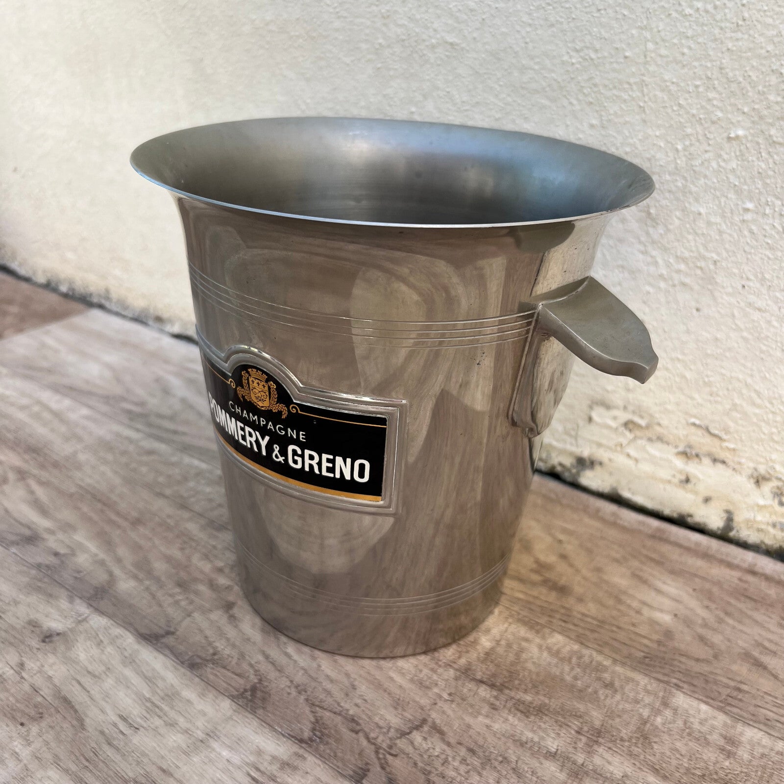 Vintage French Champagne Bucket Pommery Greno Ice Cooler Metal France 1008222 Pommery & Greno
