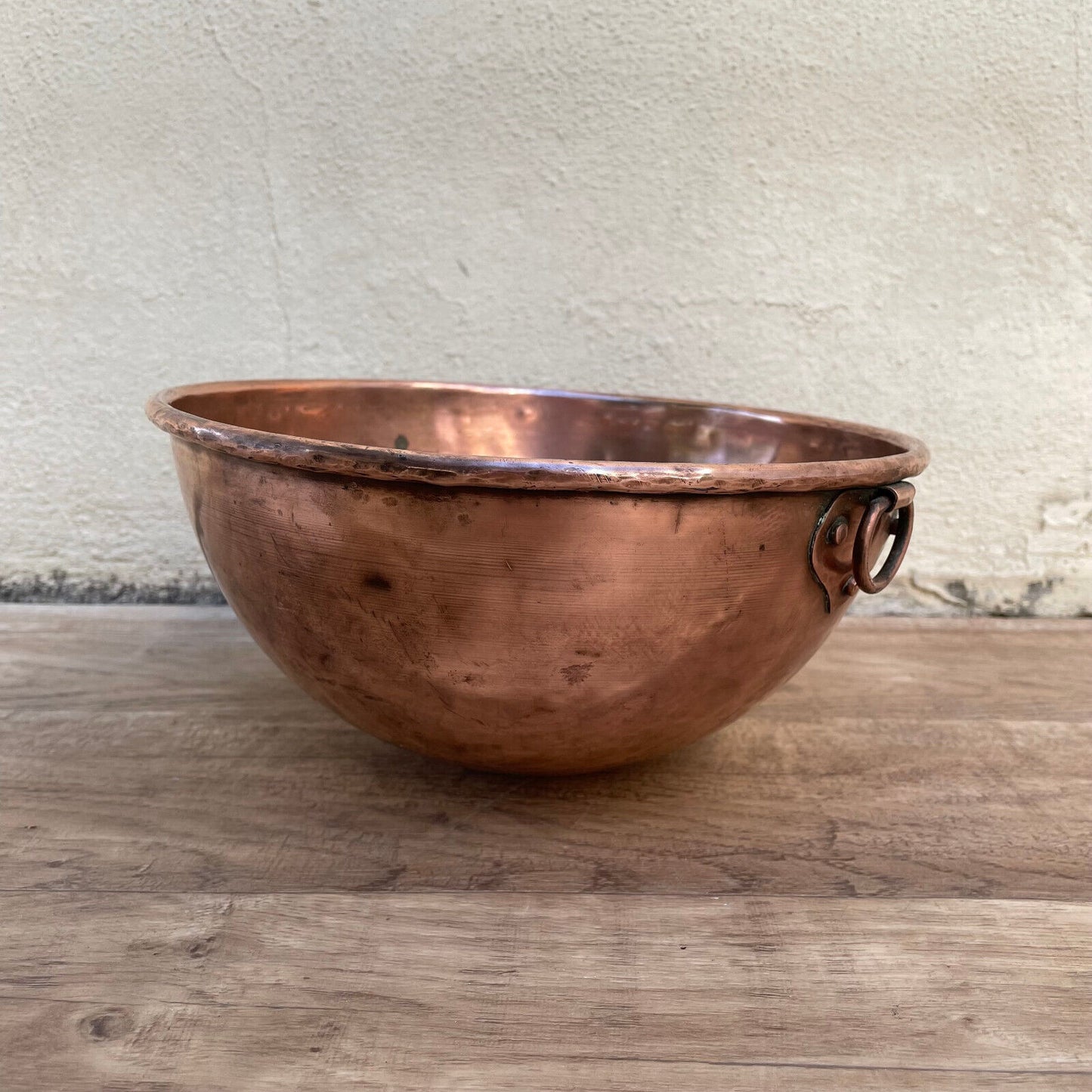 Antique Copper French Mixing Bowl Cul de Poule from France 1301252 - Fleamarketfrance