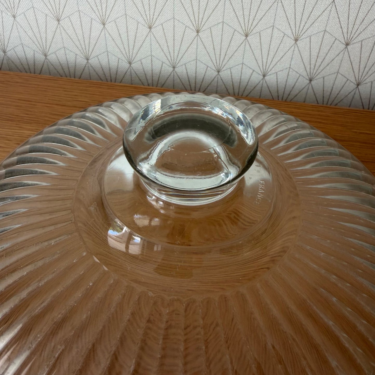 French Glass Cloche Dome Bell Cheese Cover Display Jar Vintage 2805268 Unbranded