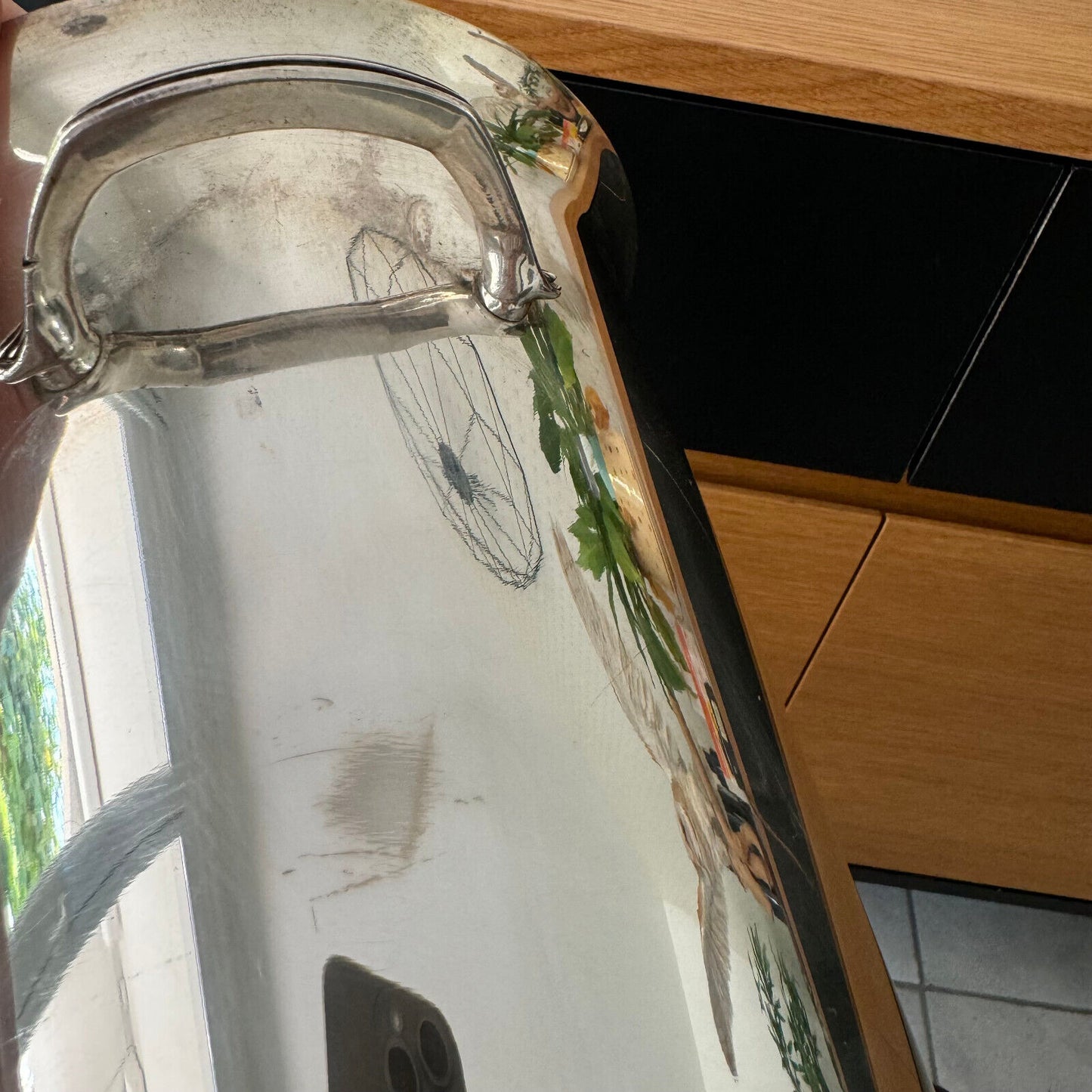 Vintage French Champagne Silverplate Ice Bucket Cooler 0208247 - Fleamarketfrance