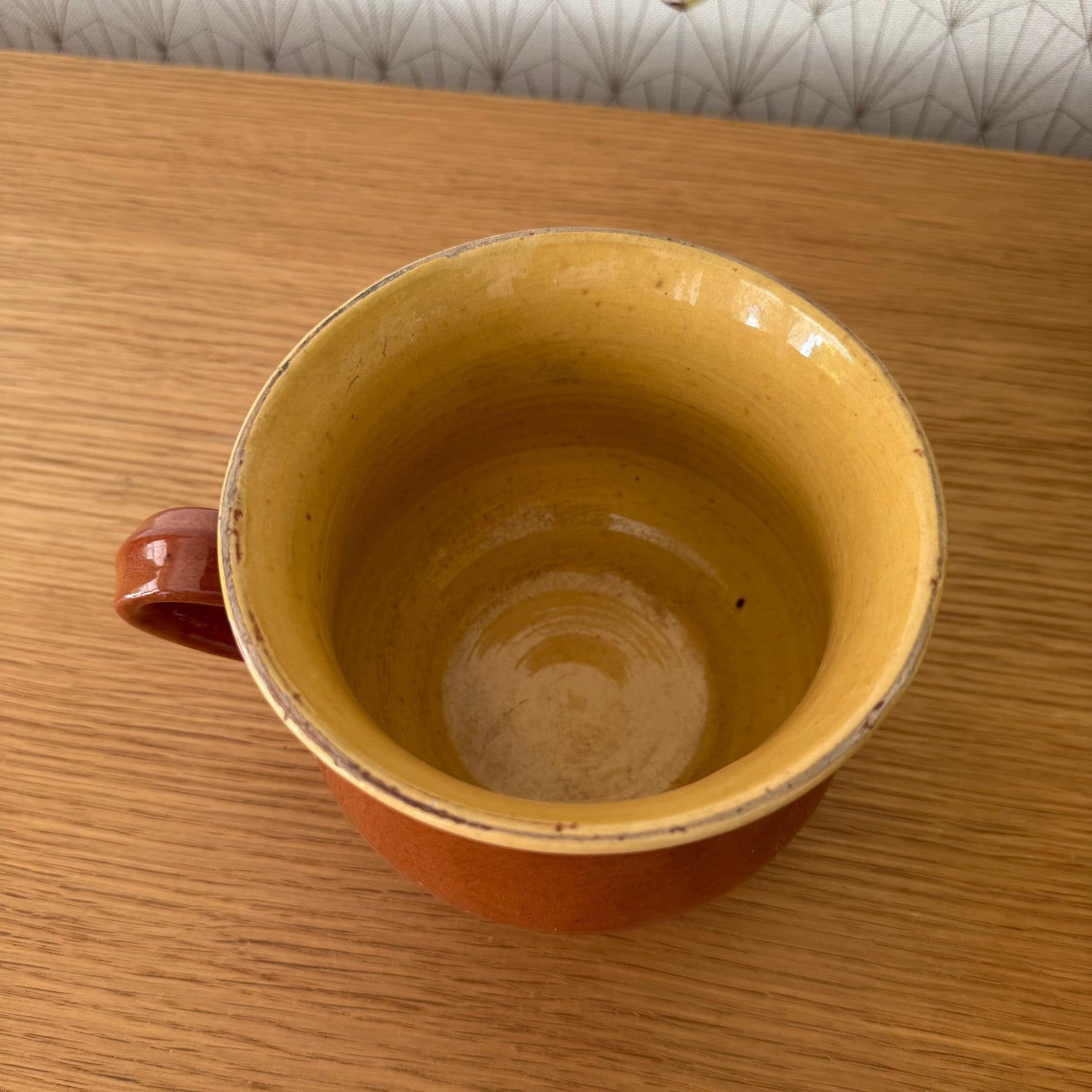 French Terracotta Soup Bowl Vintage Rustic Ceramic Kitchen 0409257 Fleamarketfrance : French vintage and antique decor