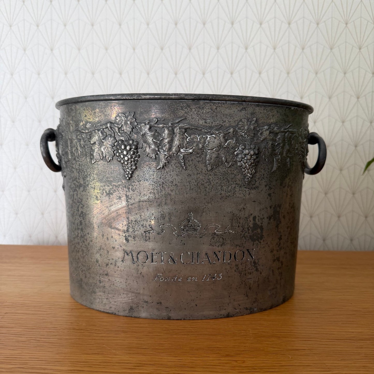 Vintage French Moet & Chandon double ice champagne bucket 20102520