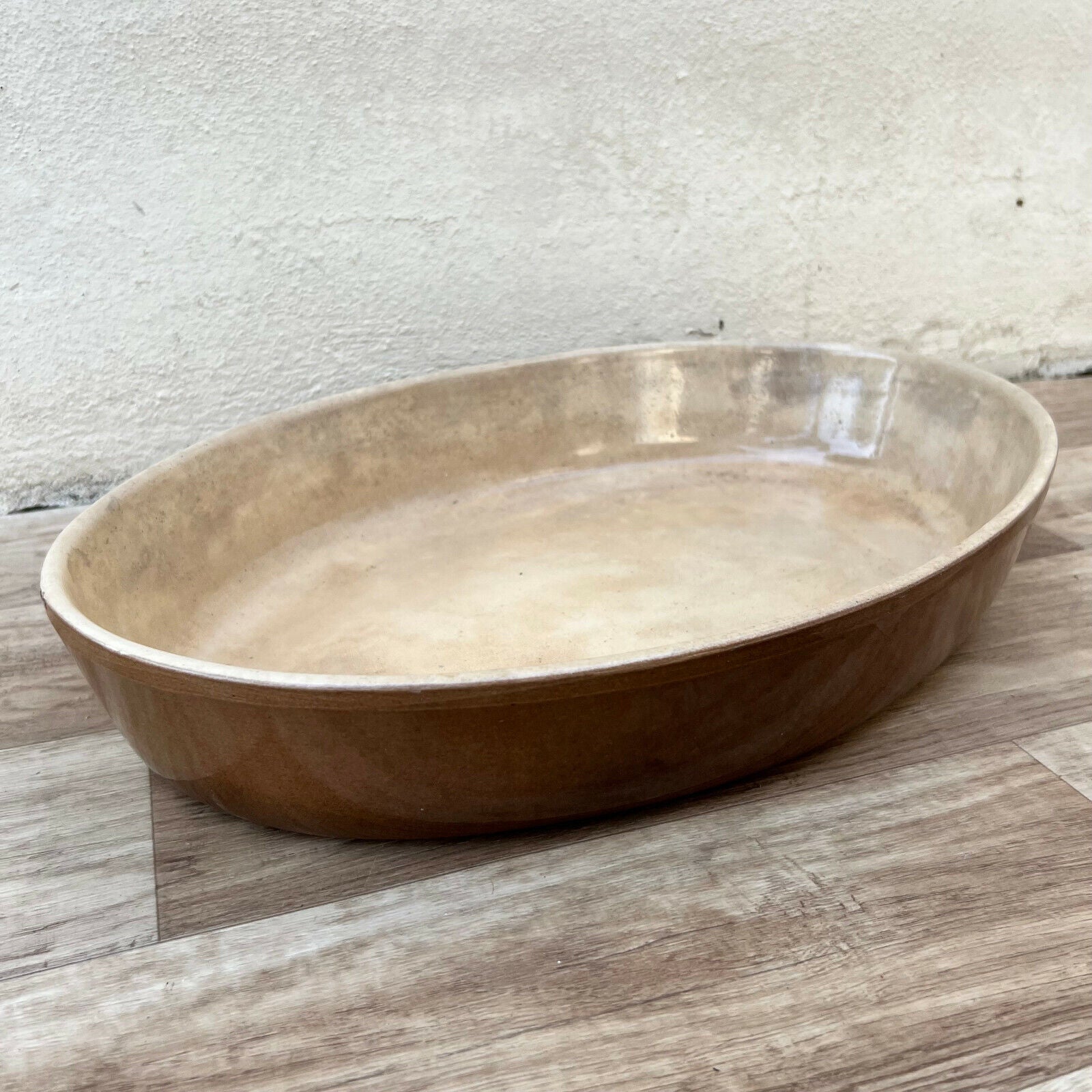 Vintage La Bourguignonne France Handmade French Bakeware 18.5” 23052214 - Fleamarketfrance