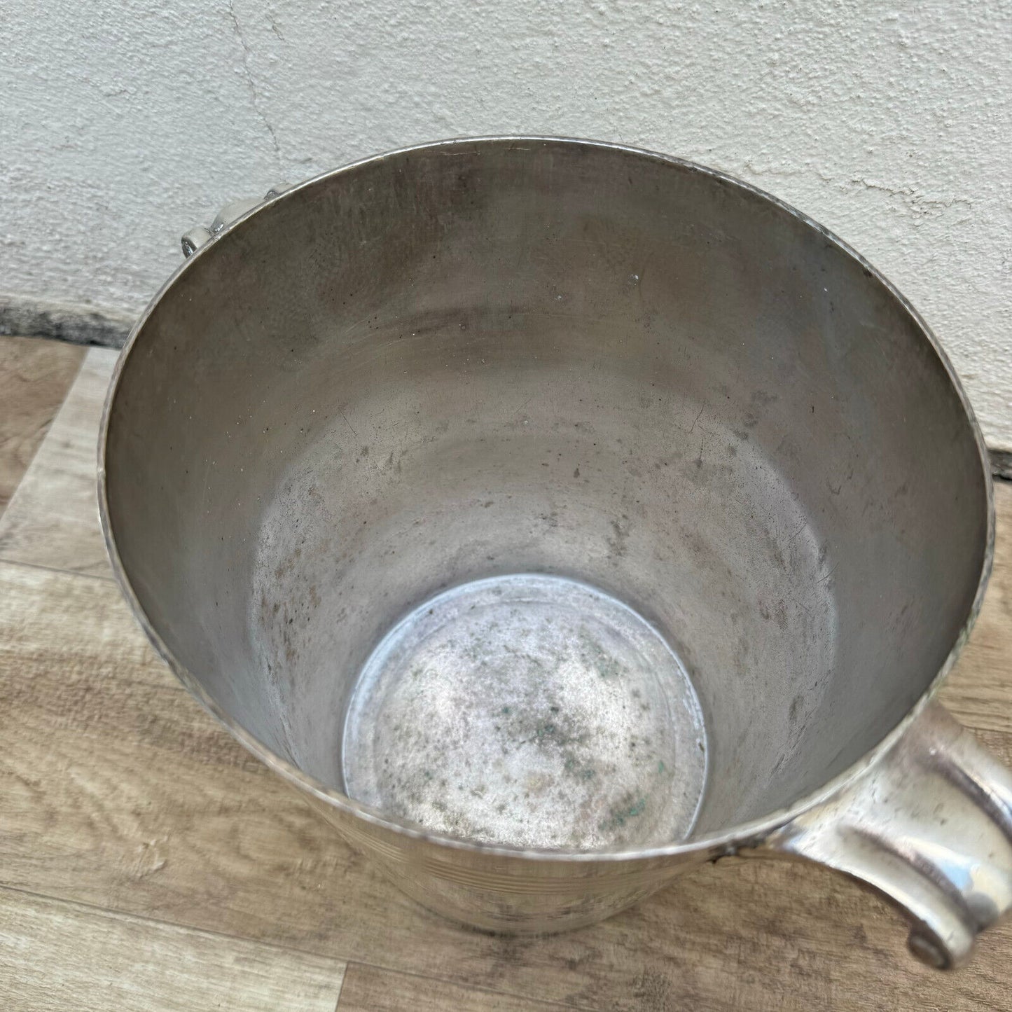 Vintage Champagne Silverplate Ice Bucket Casino Riviera 1012248 - Fleamarketfrance