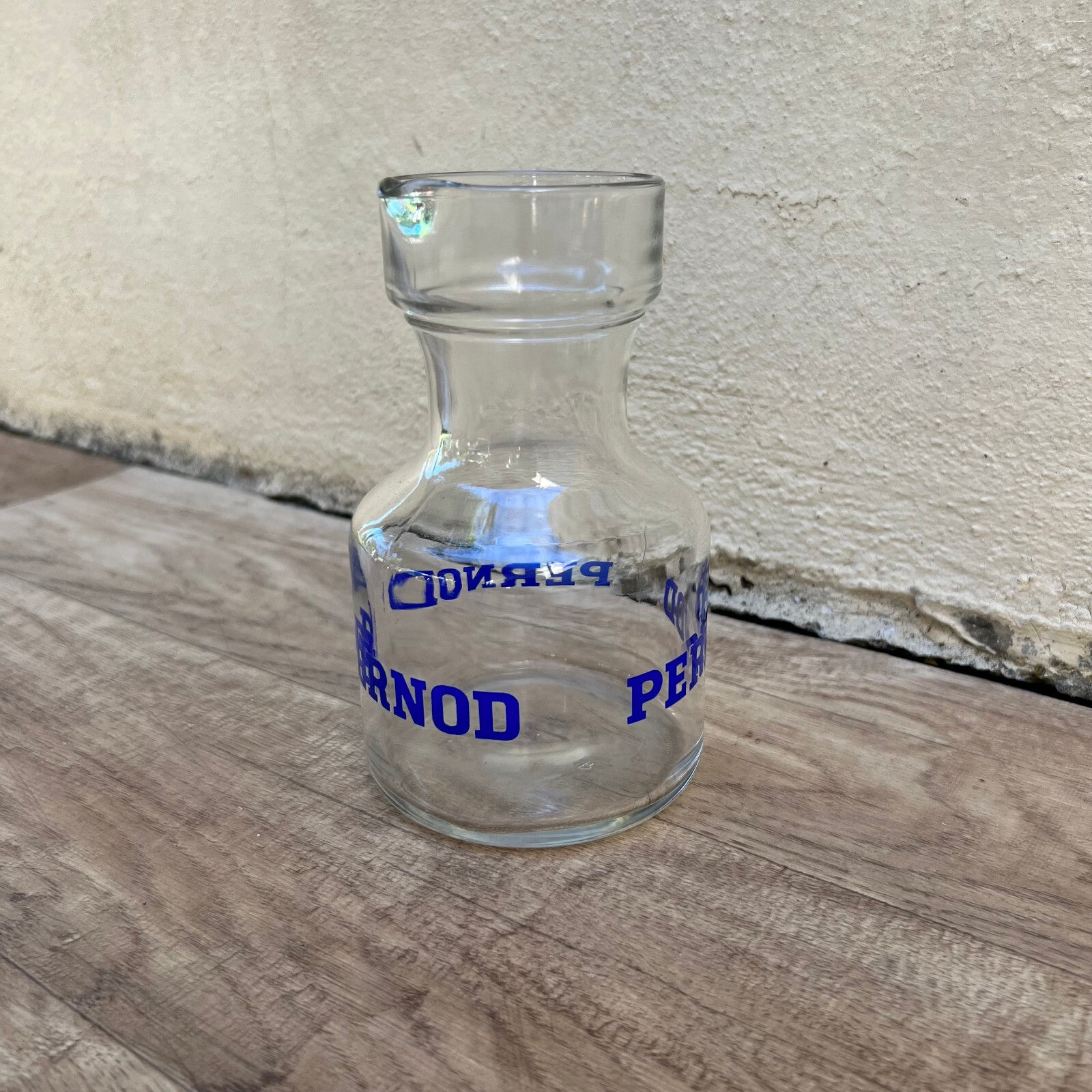 Vintage French Pernod Water Carafe Pastis Glass Pitcher Bistro 07082211 Pernod