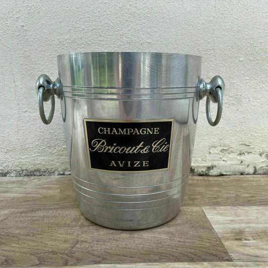 Vintage French Champagne Bucket Bricout Ice Cooler Aluminum 1110214 Bricout
