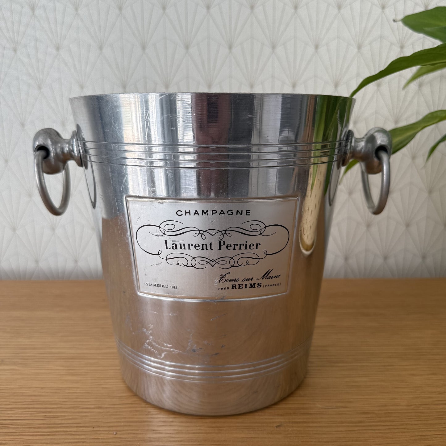Vintage French Champagne Ice Bucket Cooler Made in France Perrier 0904254