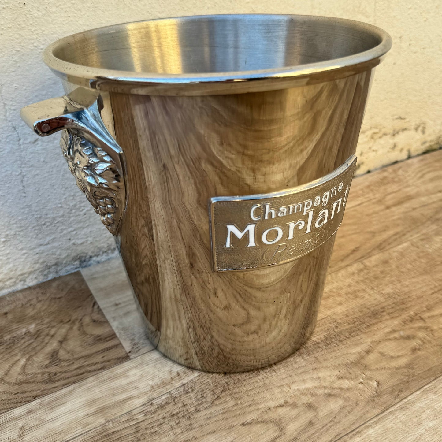 French Champagne Bucket Silverplate Morlant Vintage Wine Cooler 0905248 Morlant