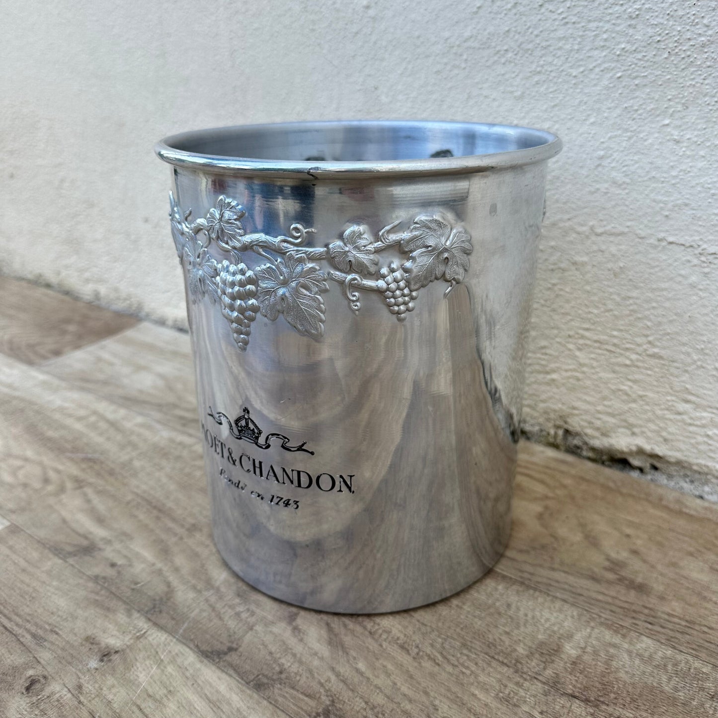 Vintage French Moet Chandon Champagne Ice Bucket Silver Cooler 1106233 Moet & Chandon