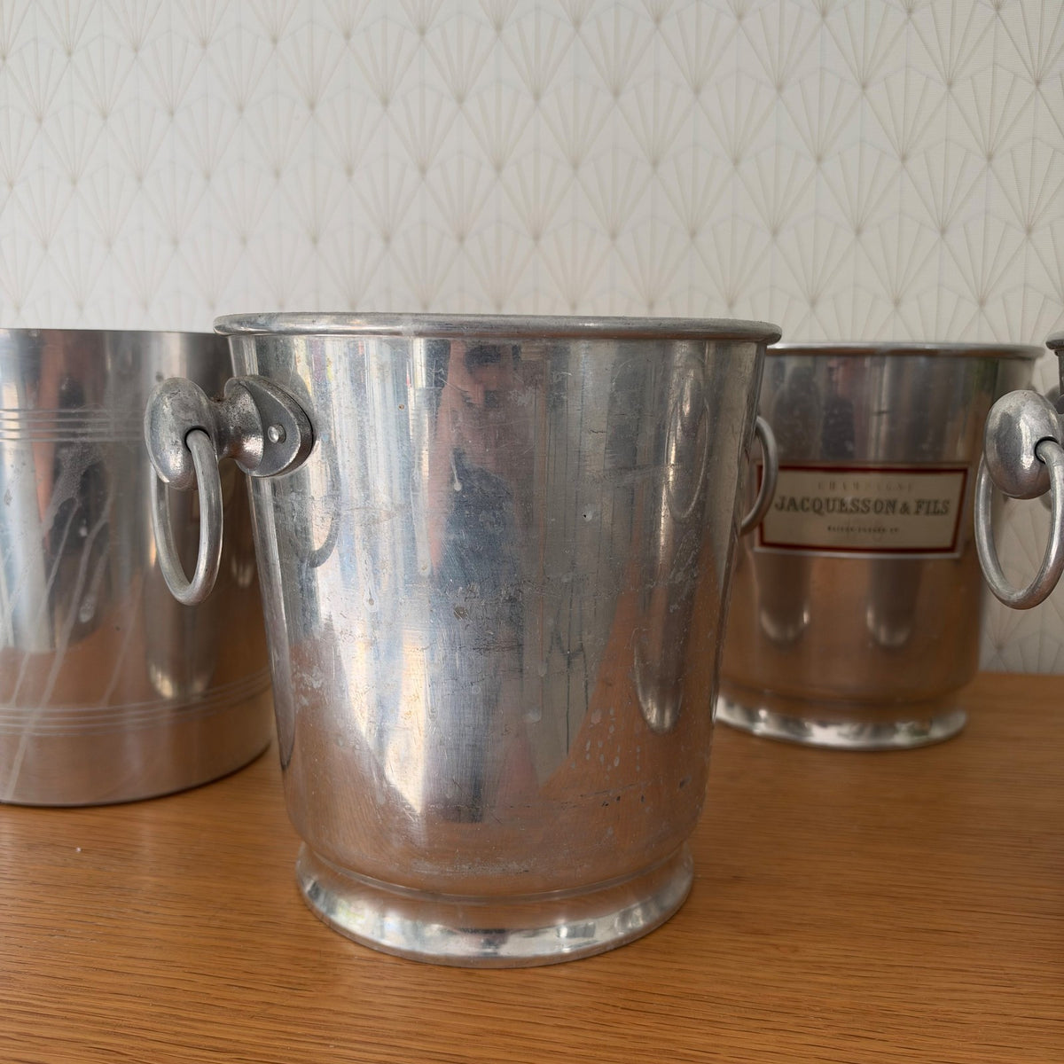Set of 4 French Champagne Ice Buckets Jacquesson Laurent Perrier 2909268