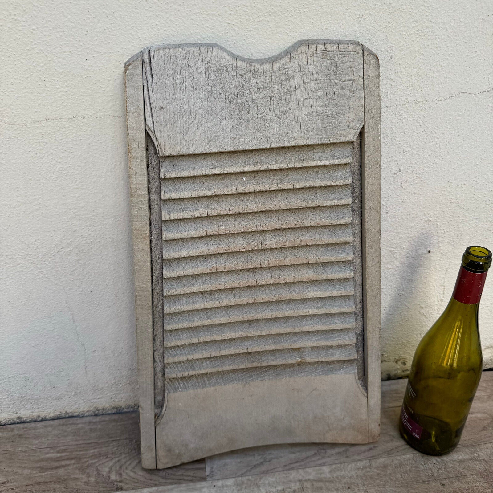 Primitive Antique French Vintage Wood Hand Washboard Wash Board 23092415 - Fleamarketfrance