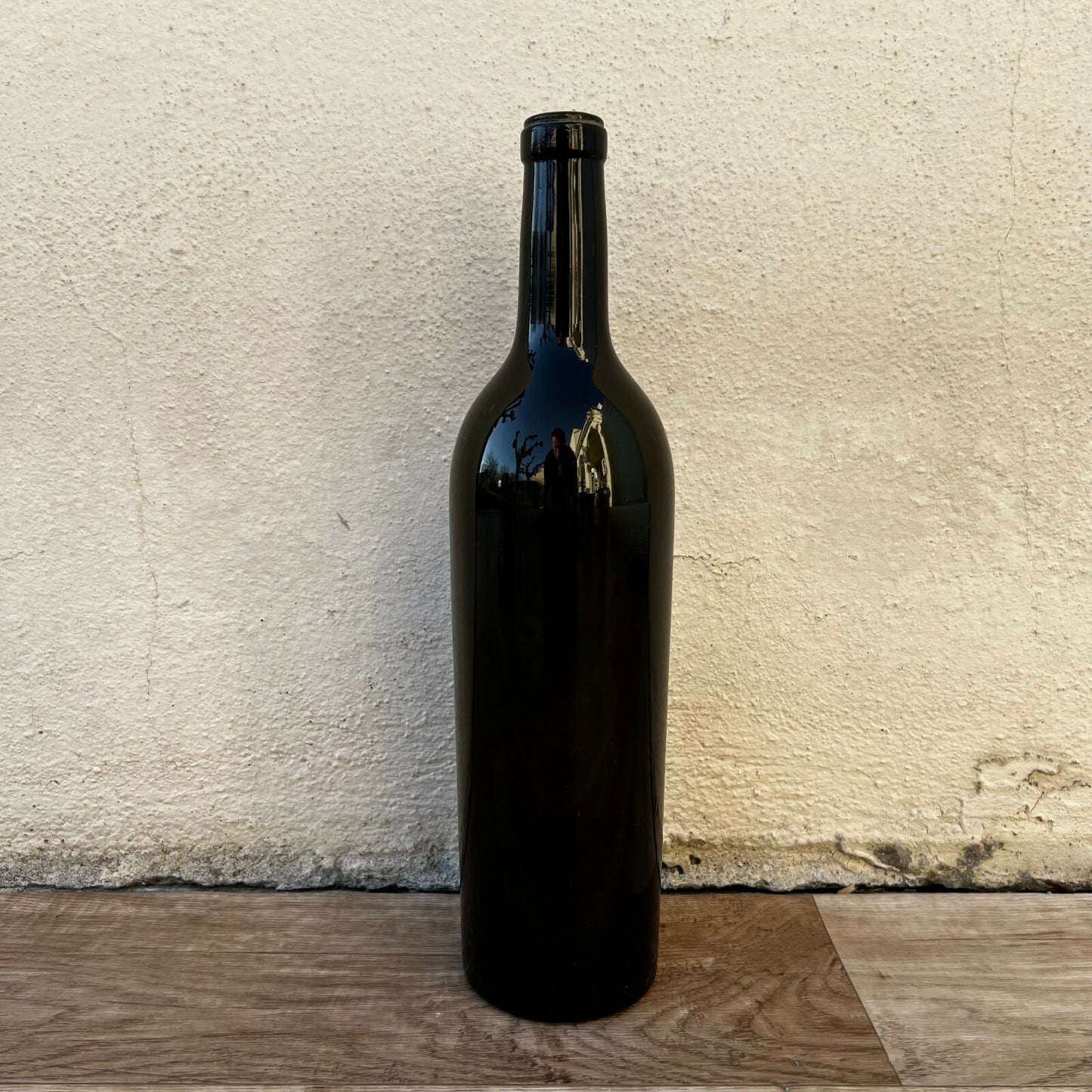 Antique French Wine Bottle Dark Green Glass circa 1900 Brocante 10022214 Fleamarketfrance