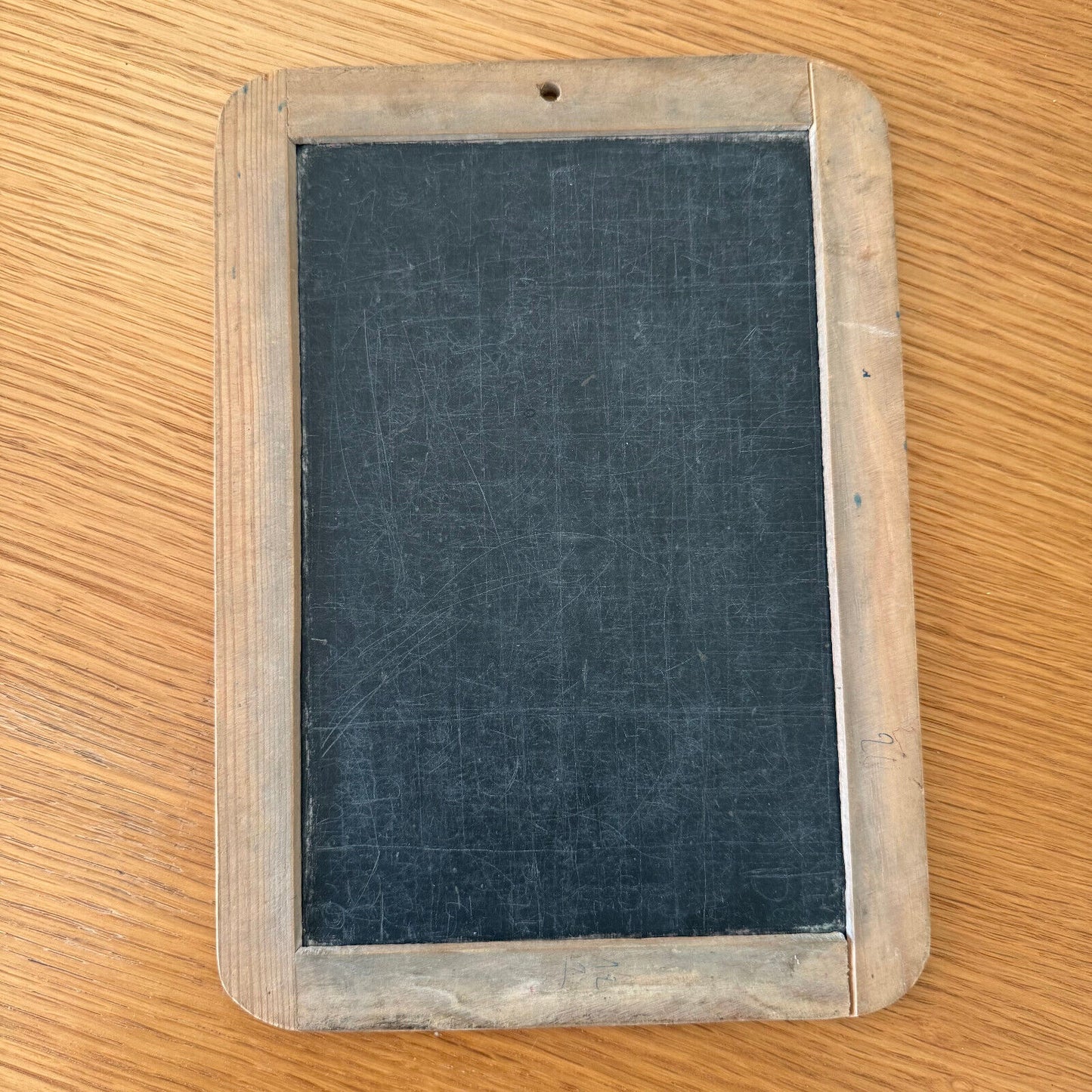 Vintage 2 Sided French Slate Board School Personal Chalk Board Slate 09022521 - Fleamarketfrance