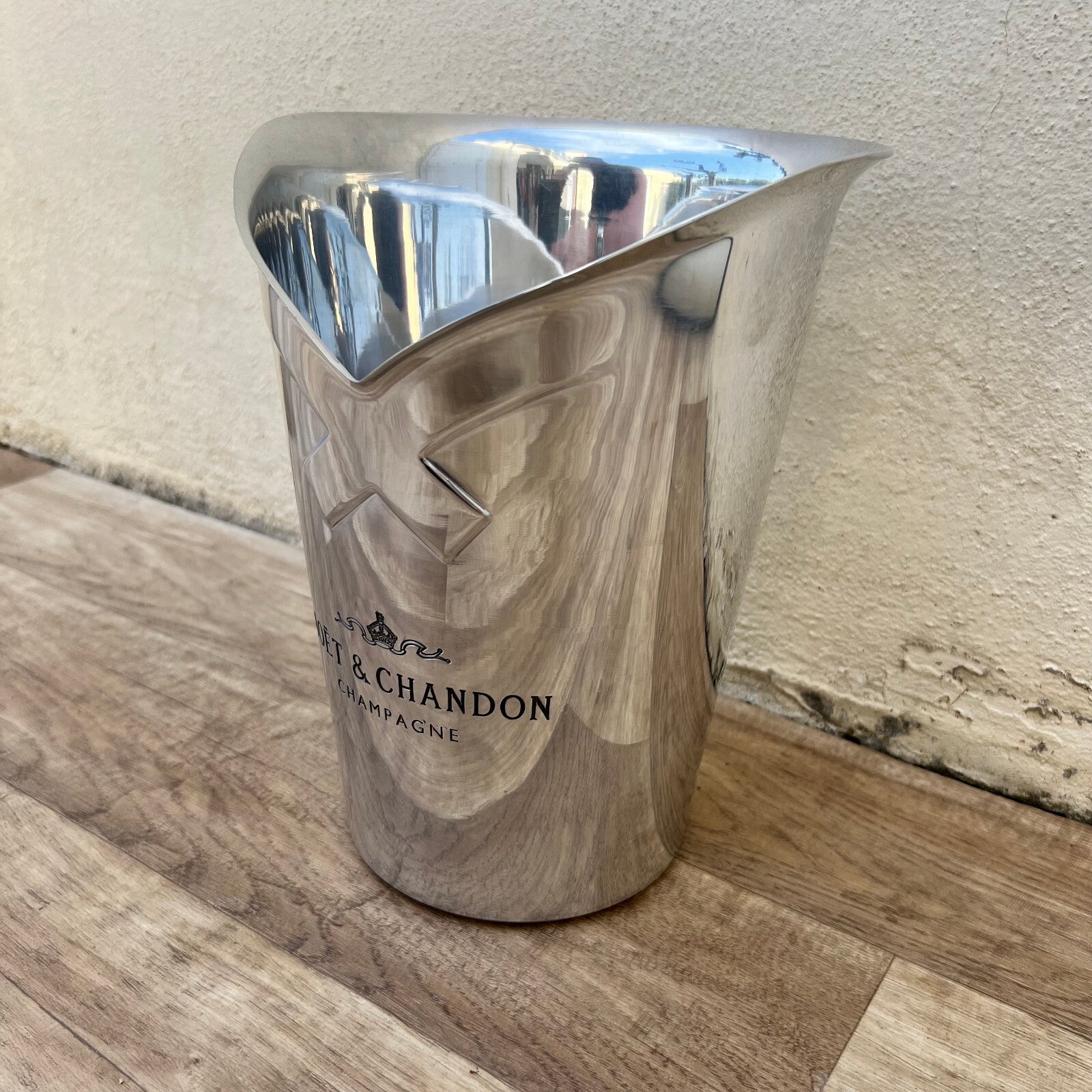 Moet Chandon Ice Bucket Vintage French Champagne Cooler Silver 1512249 Fleamarketfrance