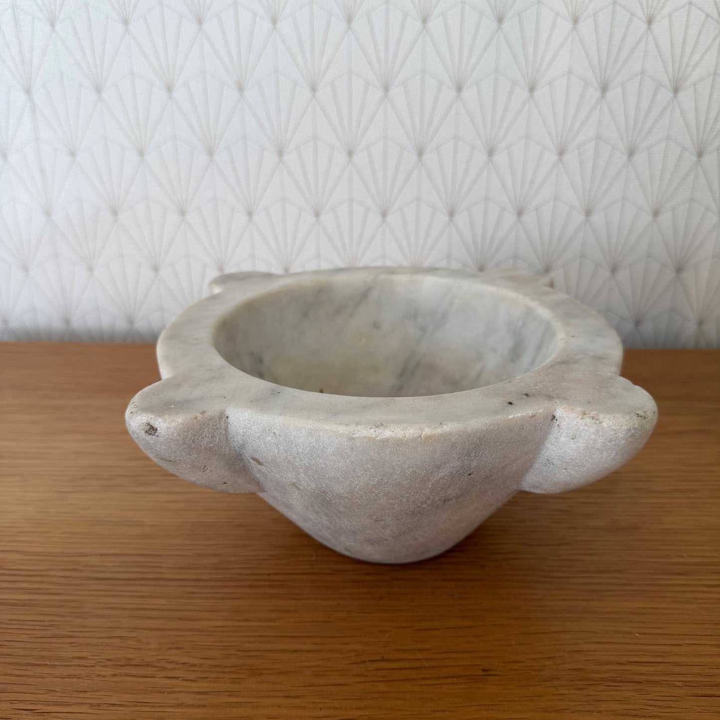 French Marble Mortar And Pestle Set Natural White Stone Kitchen 10062618 Does not apply