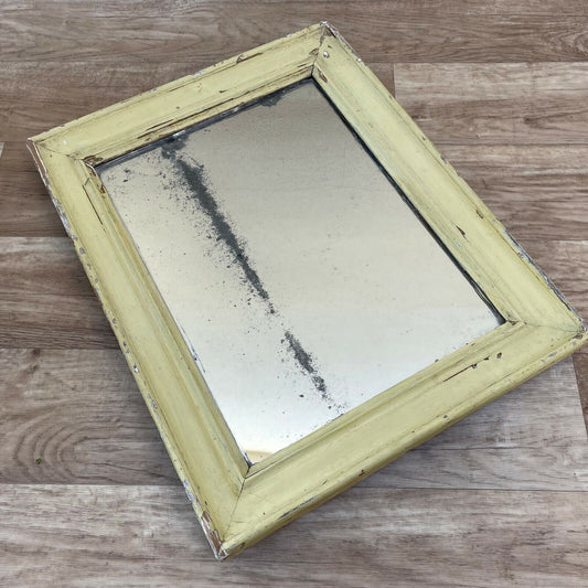 Vintage French wood WALL-HANGING MIRROR 1602229 - Fleamarketfrance