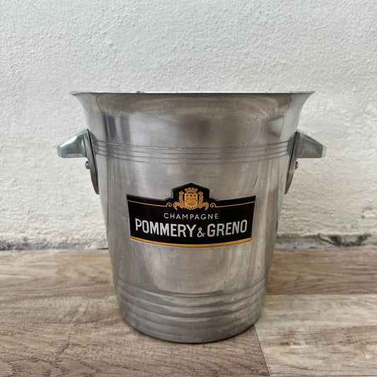 Vintage French Pommery Champagne Ice Bucket Metal Cooler 20082212 Fleamarketfrance