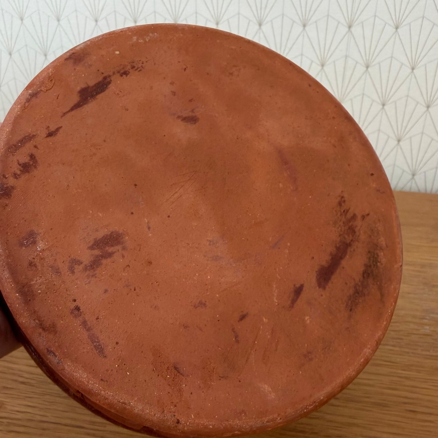French Terracotta Tian Bowl Provence Vintage Pottery 04092620