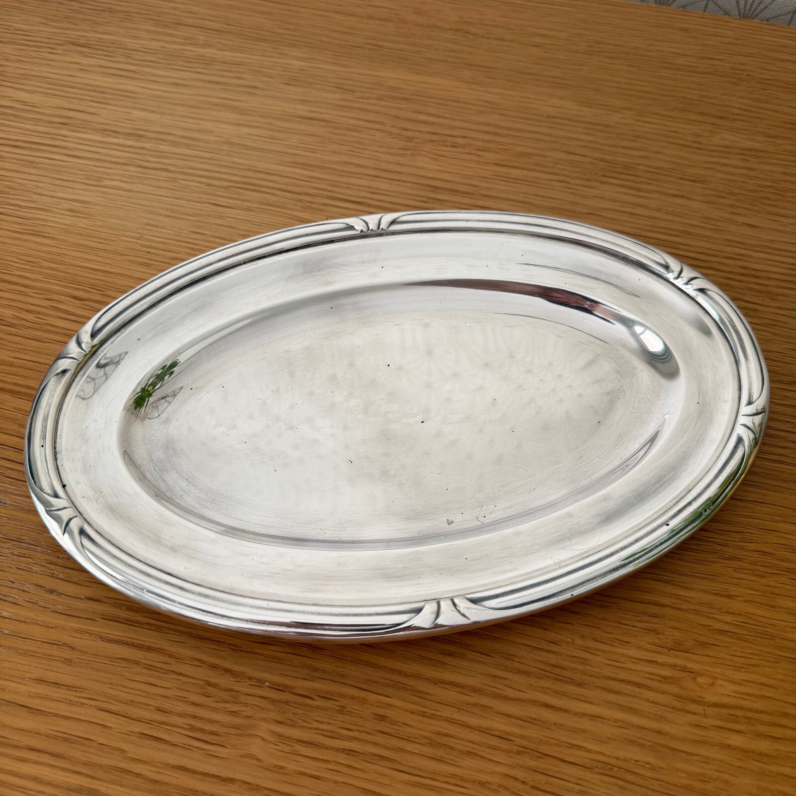 Ercuis Silverplate Tray French Brasserie Oval Serving Platter 19062511 ercuis