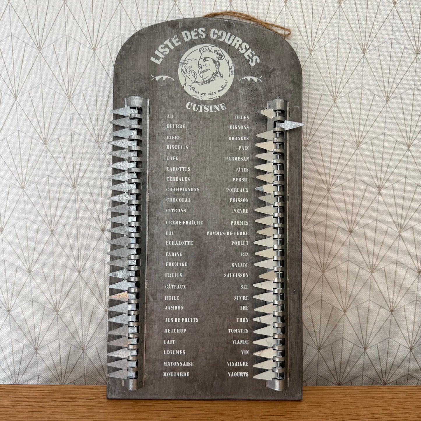 Charming French Shopping List Commissions Grocery Sel Vintage Sign 0301251 Unbranded