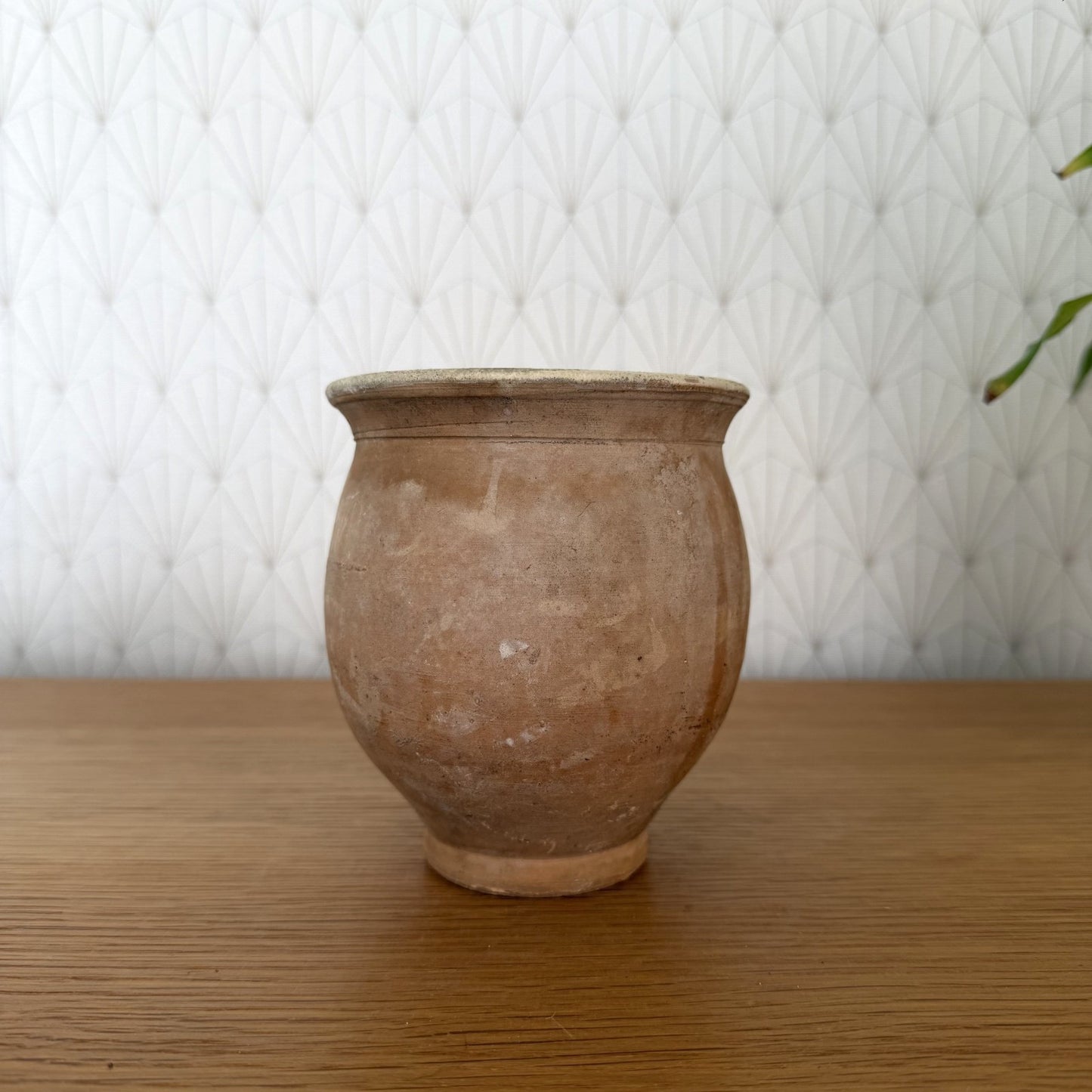 HANDMADE GLAZED BROWN ANTIQUE FRENCH HONEY POT TERRACOTTA 20102514