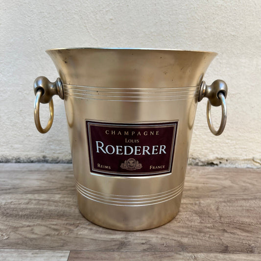Vintage French Champagne Ice Bucket Cooler Made France ROEDERER 2906235 - Fleamarketfrance