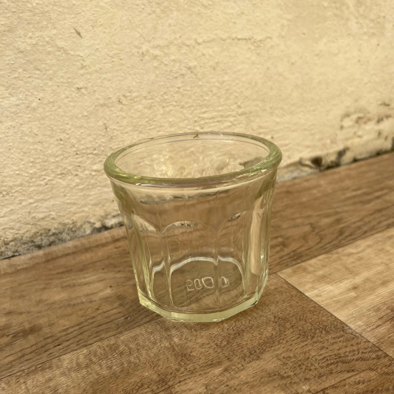 French Glass Jam Jar Vintage Faceted Preserves Pot 500ml France 0502225 Fleamarketfrance