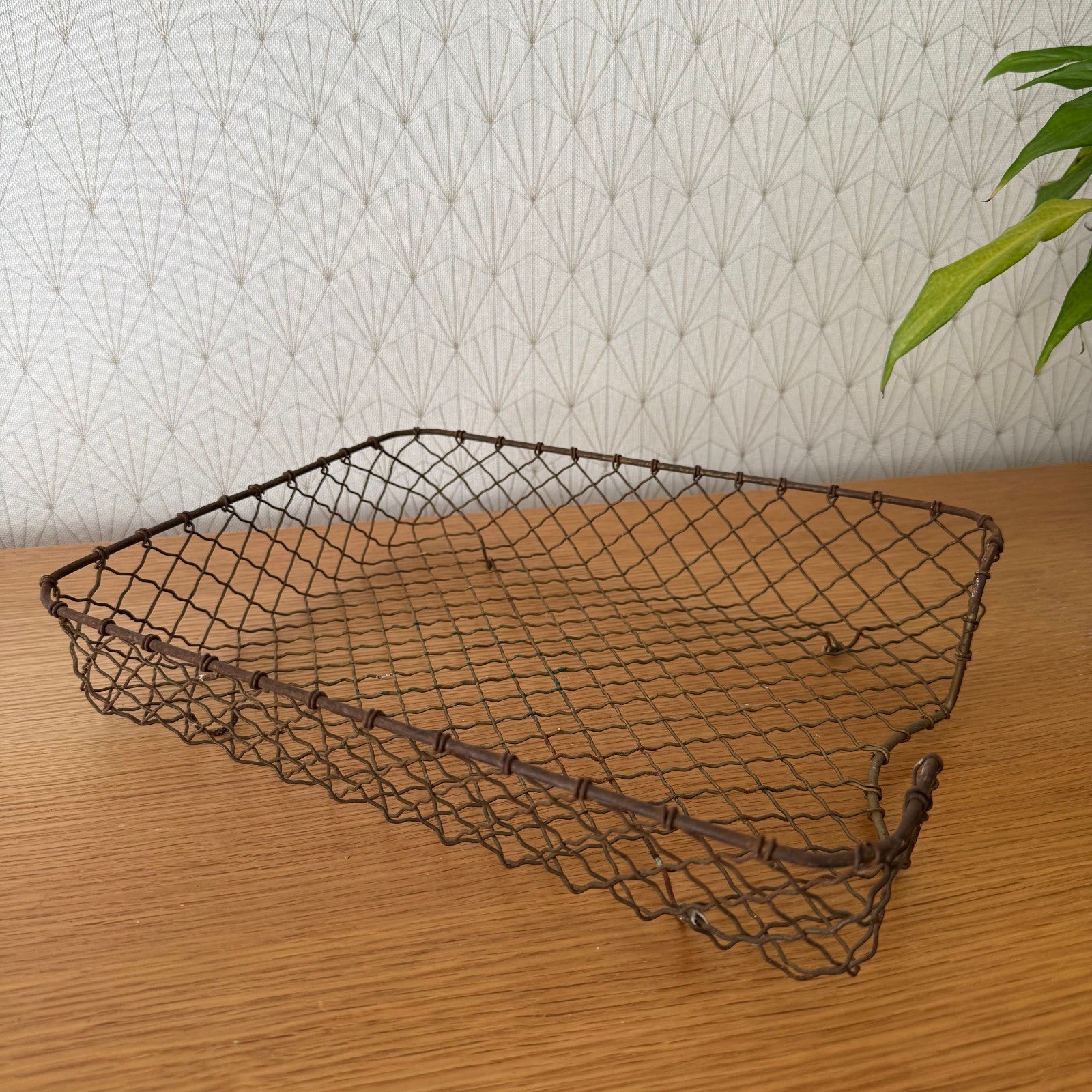 French Wire Basket Vintage Metal Desktop File Storage Tray 04072517 Unbranded