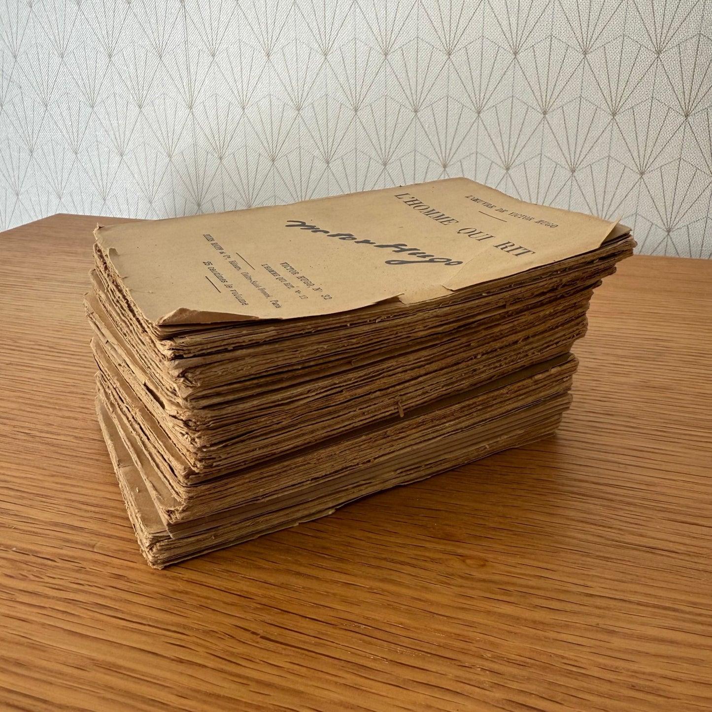 Collection of old French books decoration 0309253