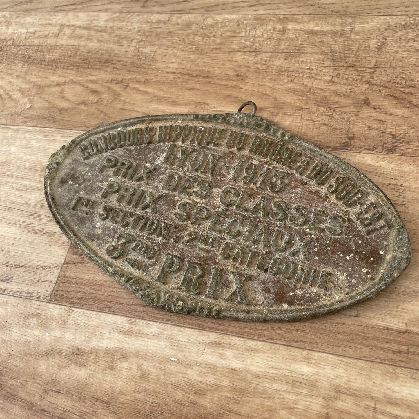 French Agricultural Prize Plaque 1913 Lyon Livestock Competition Award 11032513 Fleamarketfrance