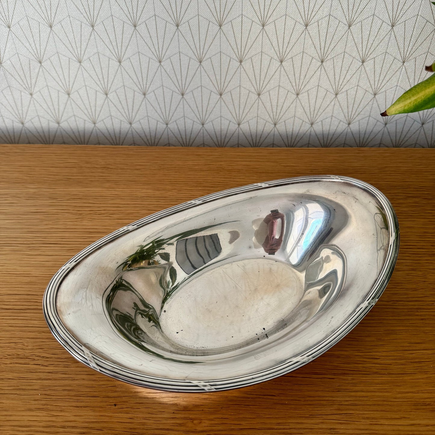 Ercuis Silver Bowl Vintage French Plated Serving Bread Basket 15062423 Unbranded