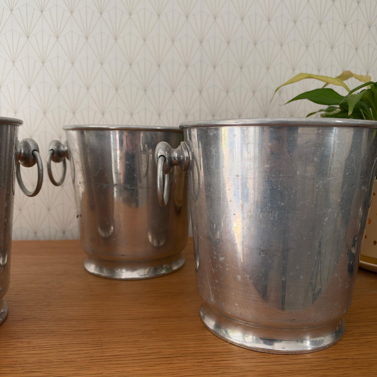 Set of 4 French Champagne Ice Buckets Jacquesson Laurent Perrier 2909268