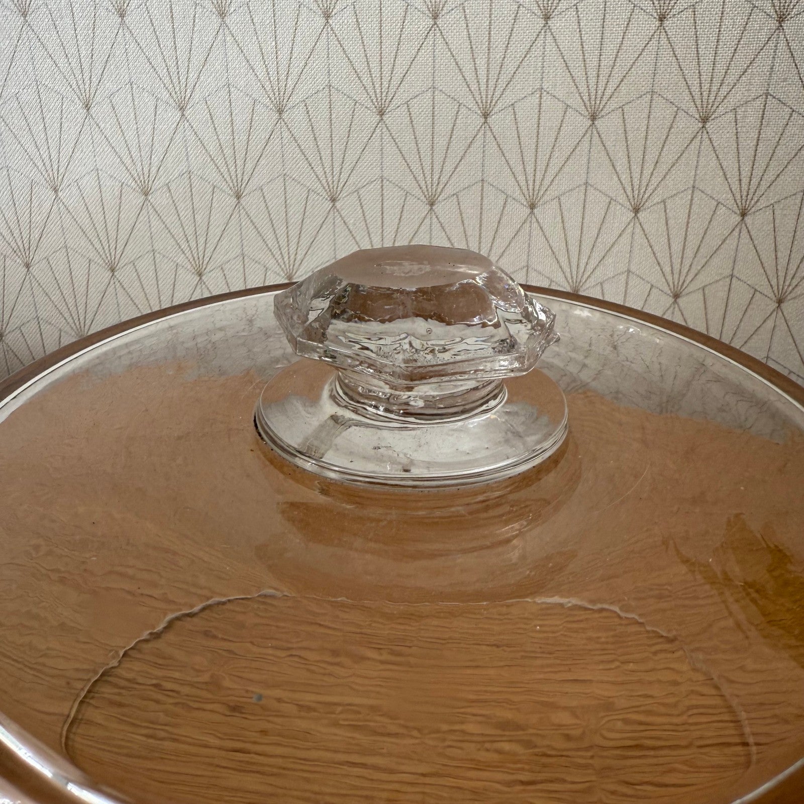 Vintage French Glass Cloche Dome Bell Jar Cake Cheese Cover 2908253 Unbranded