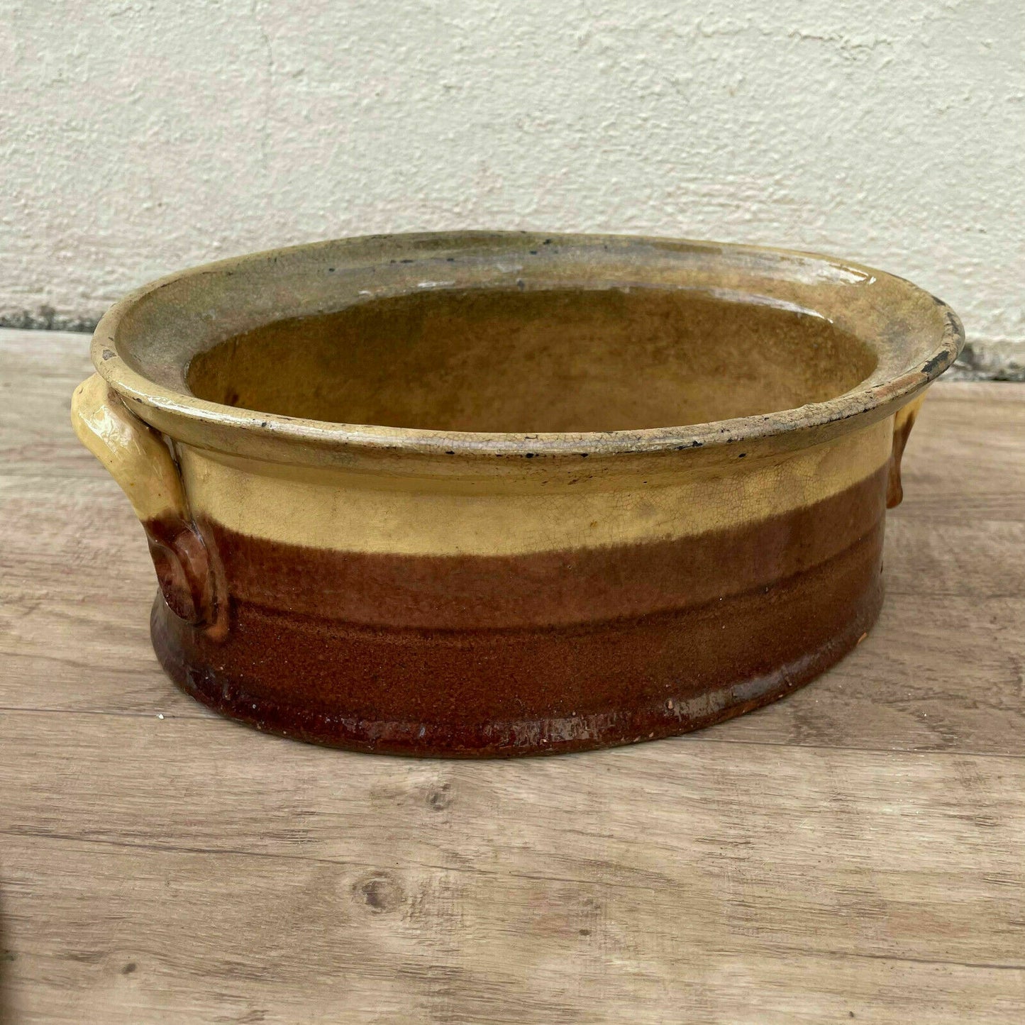 Vintage French Terrine Clay Lidded Casserole Dish Circa 1930 2110215 Unmarked