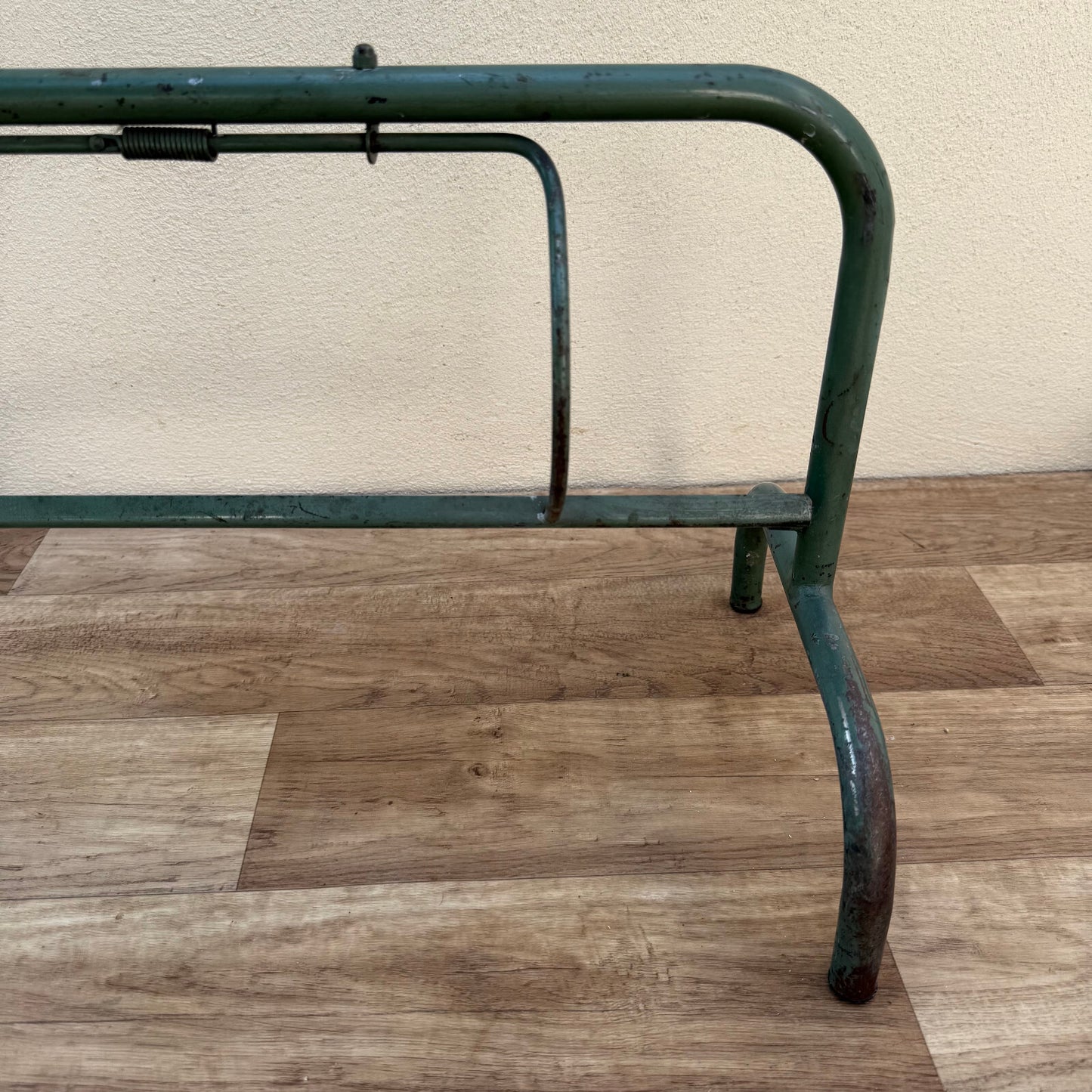 French Florist Paper Roll Dispenser Vintage Metal Wrapping Holder 1950s 1606252 Fleamarketfrance