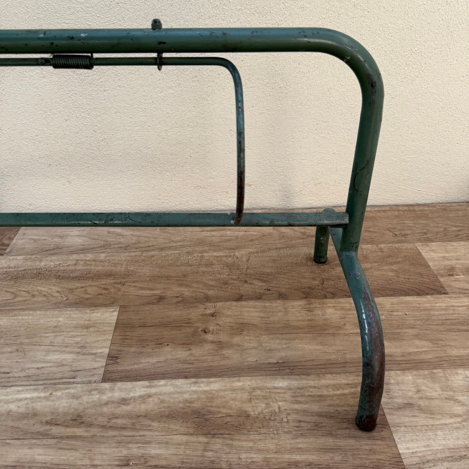 French Florist Paper Roll Dispenser Vintage Metal Wrapping Holder 1950s 1606252 Fleamarketfrance