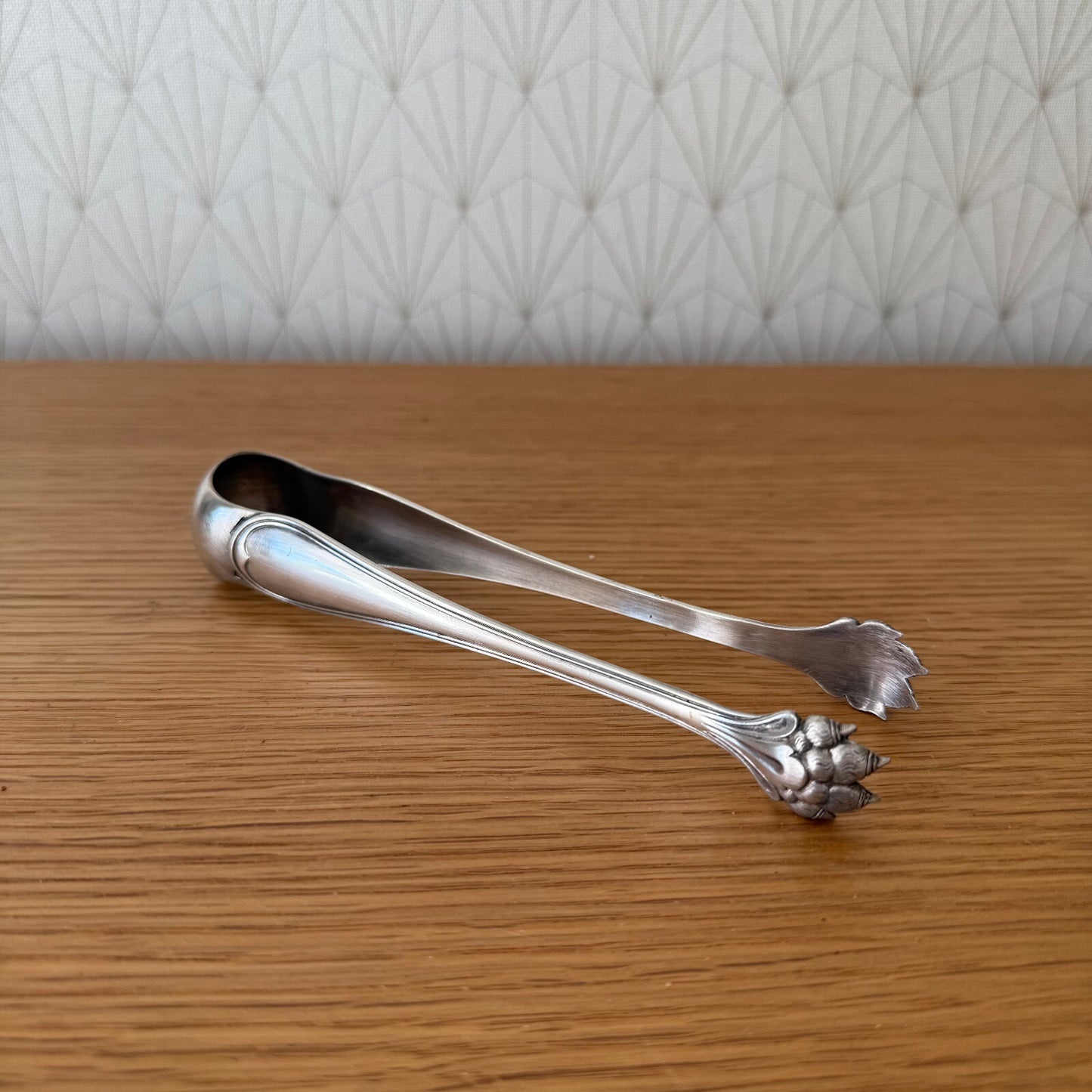 Vintage Christofle Lion Paw Sugar Tongs French Silverplate 6.25" 0904251 Christofle