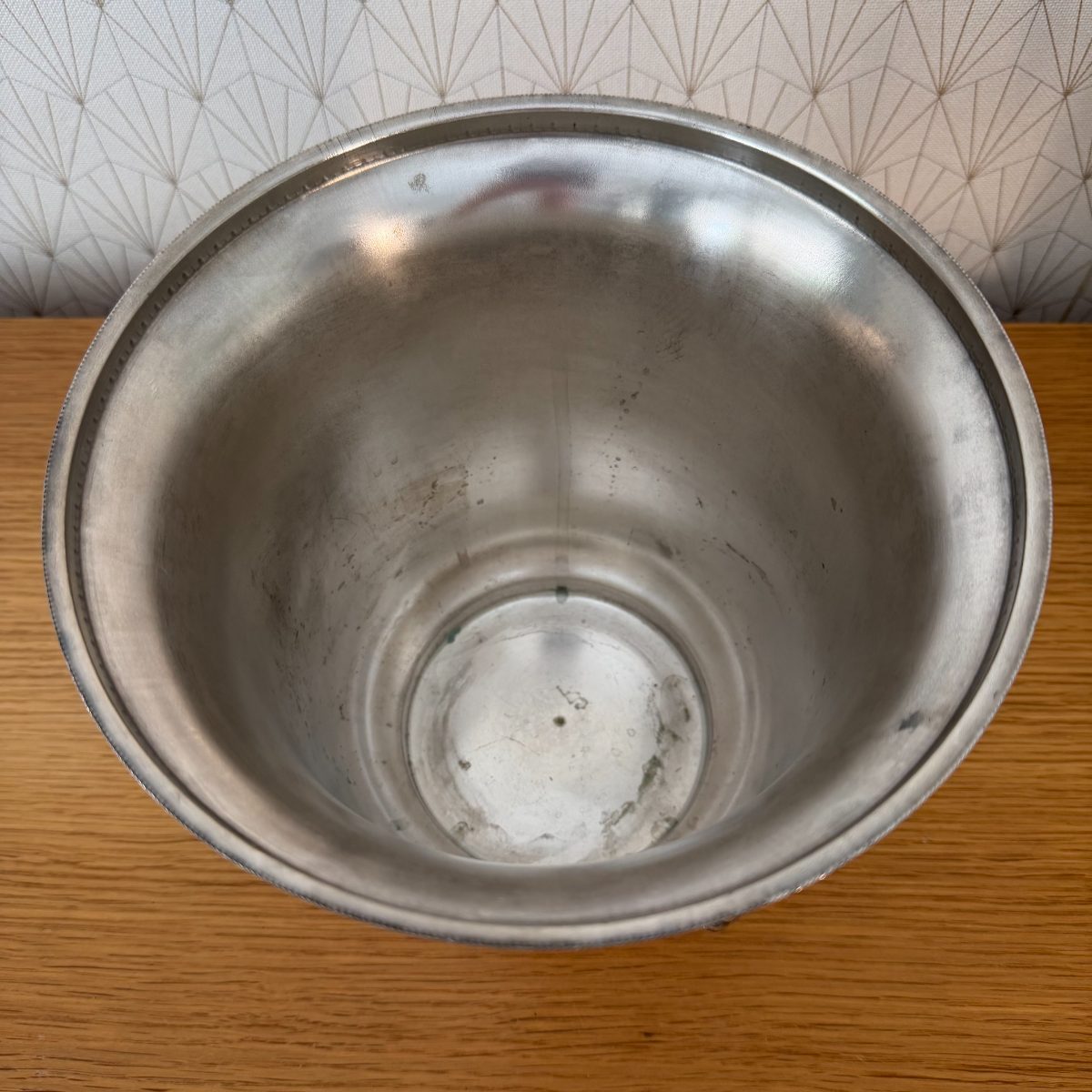 French Silver Plated Champagne Ice Bucket Lion Head Handles AlpaDur 26102610 Fleamarketfrance